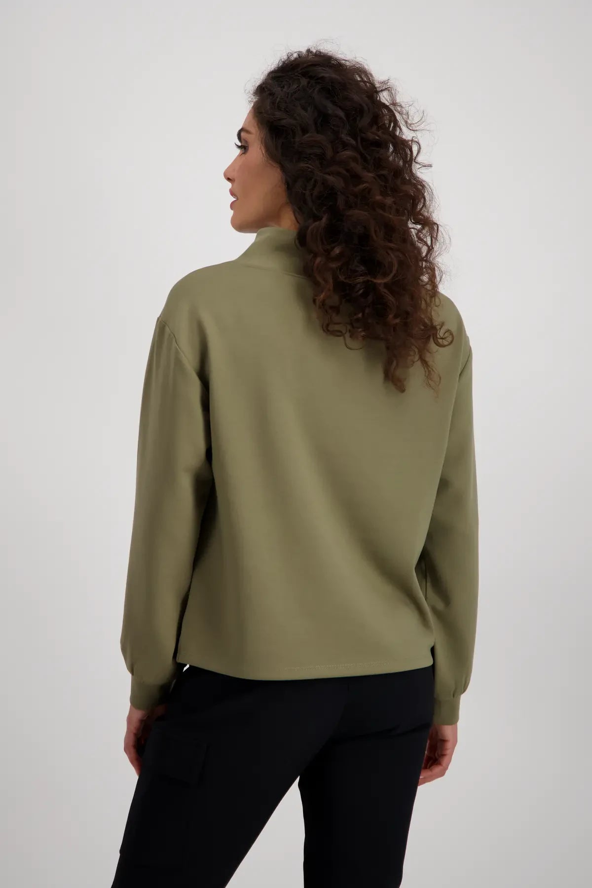 Green Sweatshirt With Patches