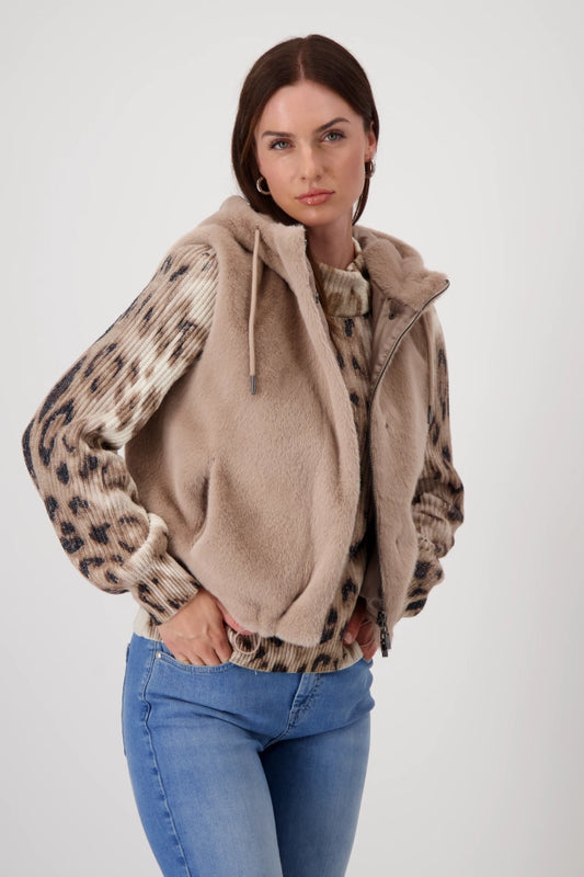 Camel Faux Fur Gillet