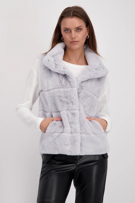 Grey Faux Fur Gillet