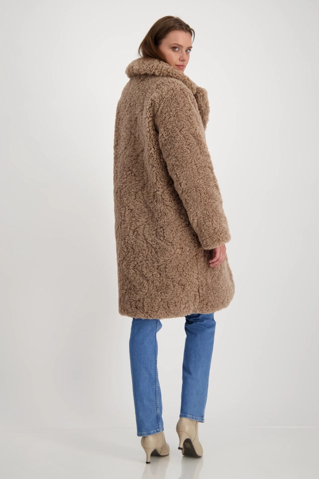 Light Brown Teddy Faux Fur Coat