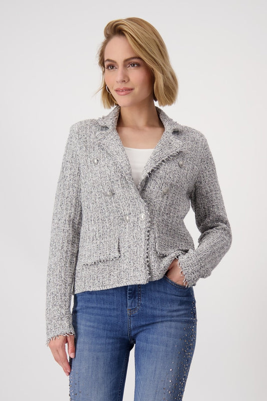 Grey Knit Cardigan