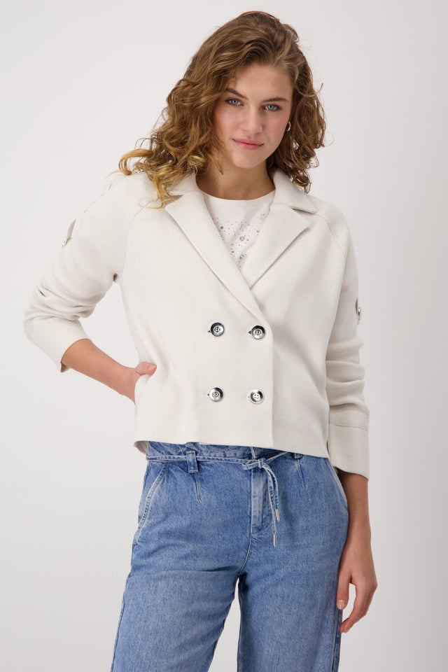 Sand Trench Knit Jacket