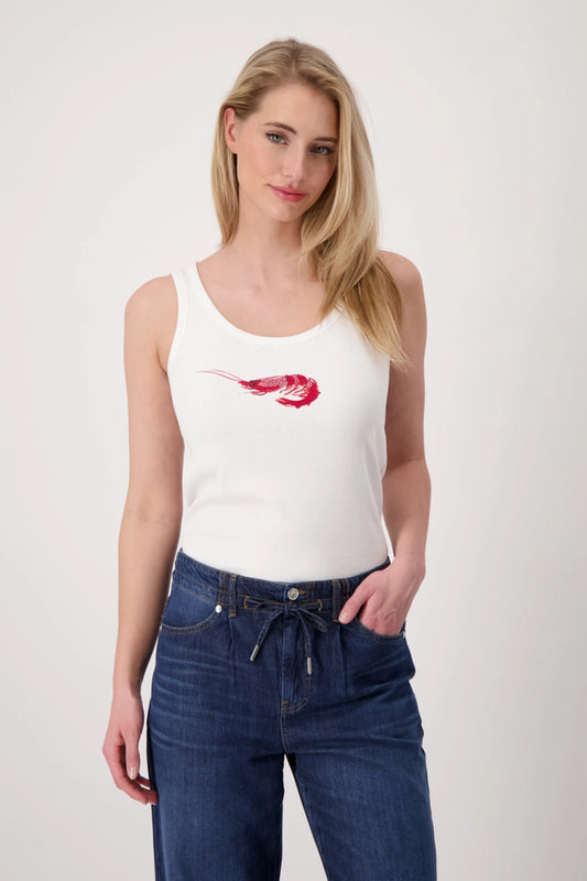Top With Shrimp Print