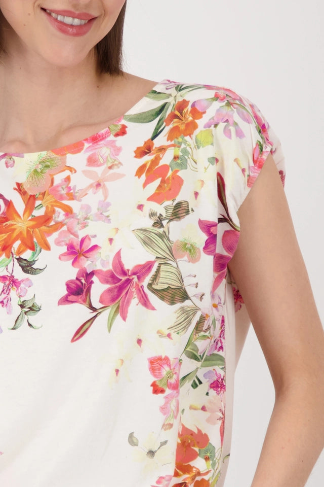 Top With Floral Gradient