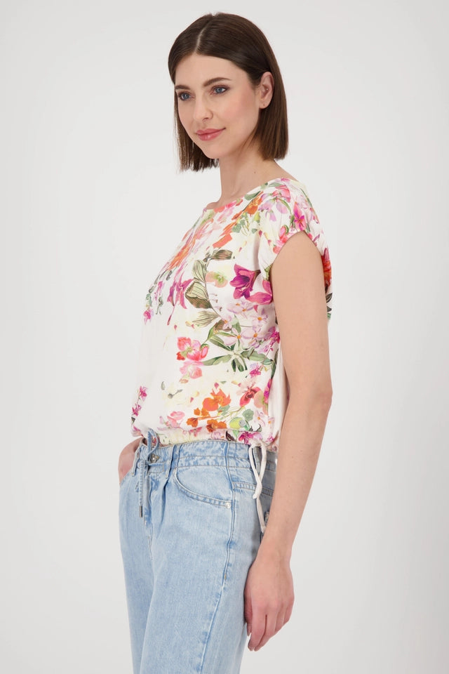 Top With Floral Gradient