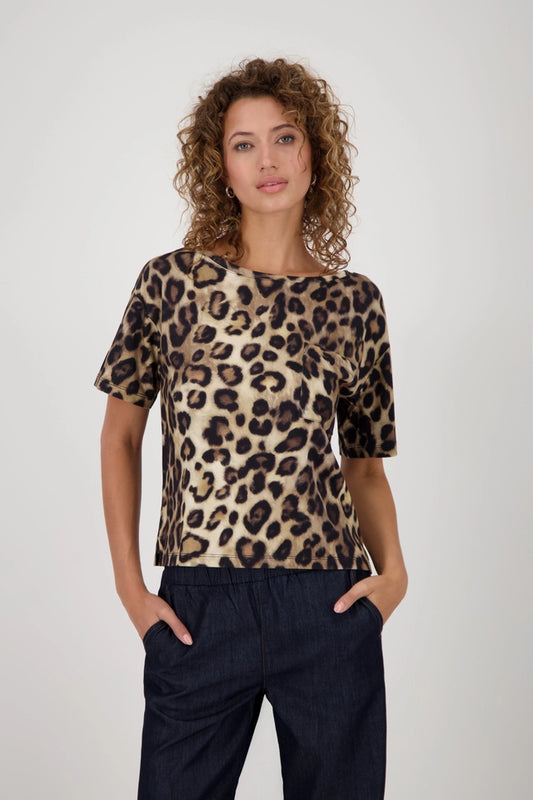 Top With Leopard Print
