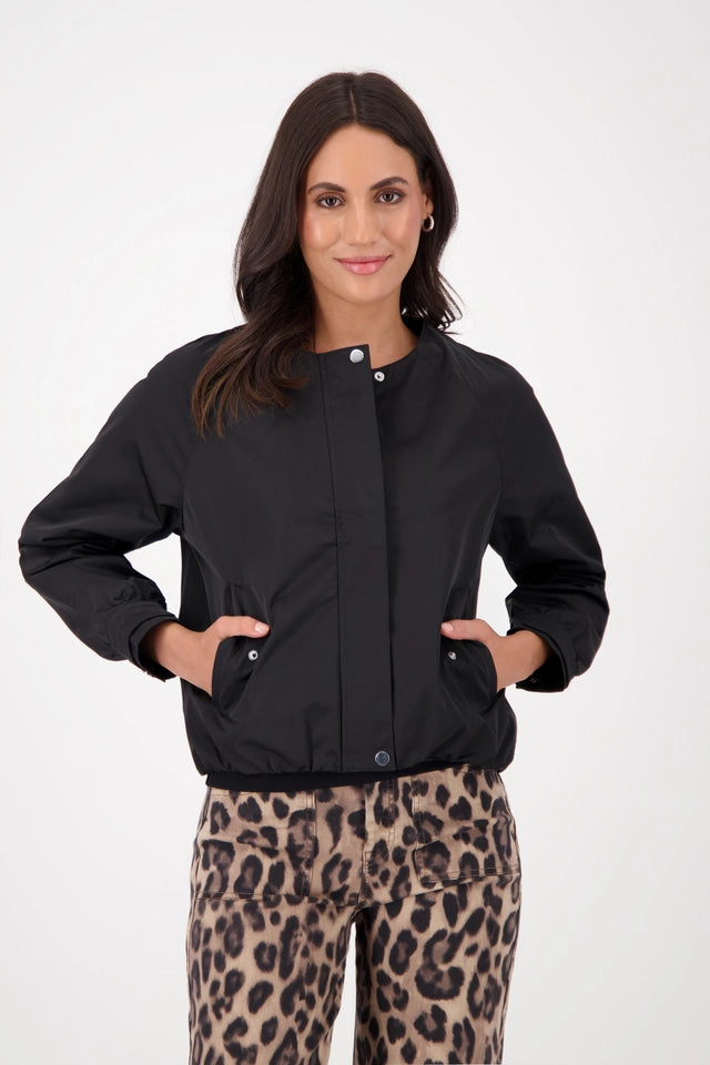Black Jacket With Flap Pockets