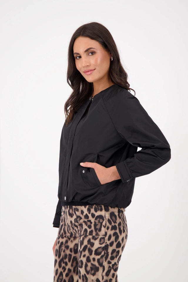 Black Jacket With Flap Pockets