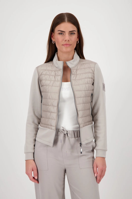 Quilted Jacket With Neoprene
