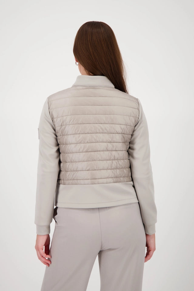 Quilted Jacket With Neoprene