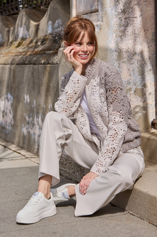Cardigan With Cornelly Pattern