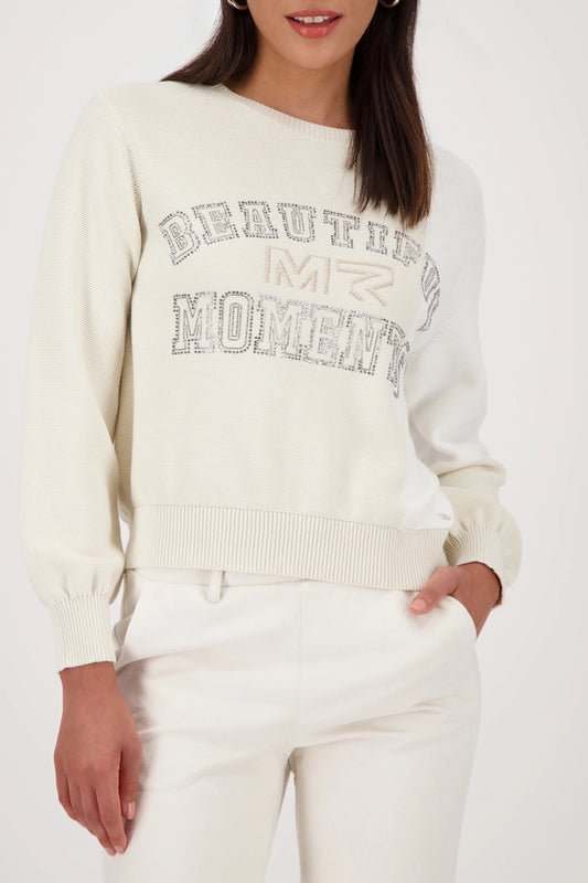 Sweater In Colour Blocking Style