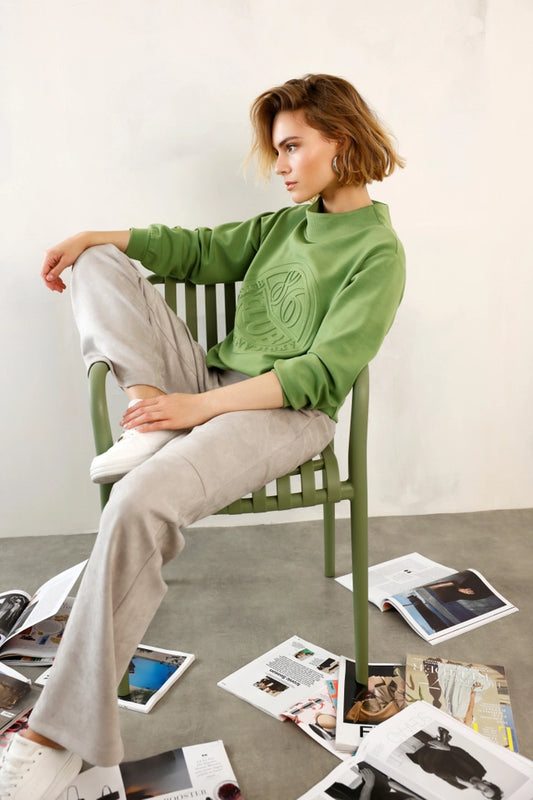 Sweatshirt With 3D Print