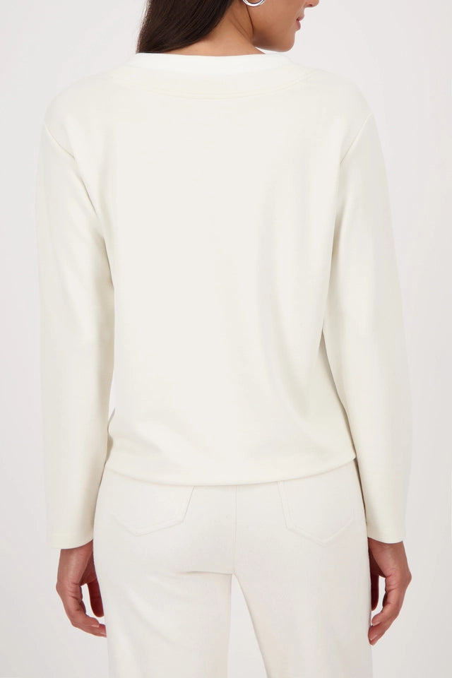 Sweatshirt With Decorative Detail