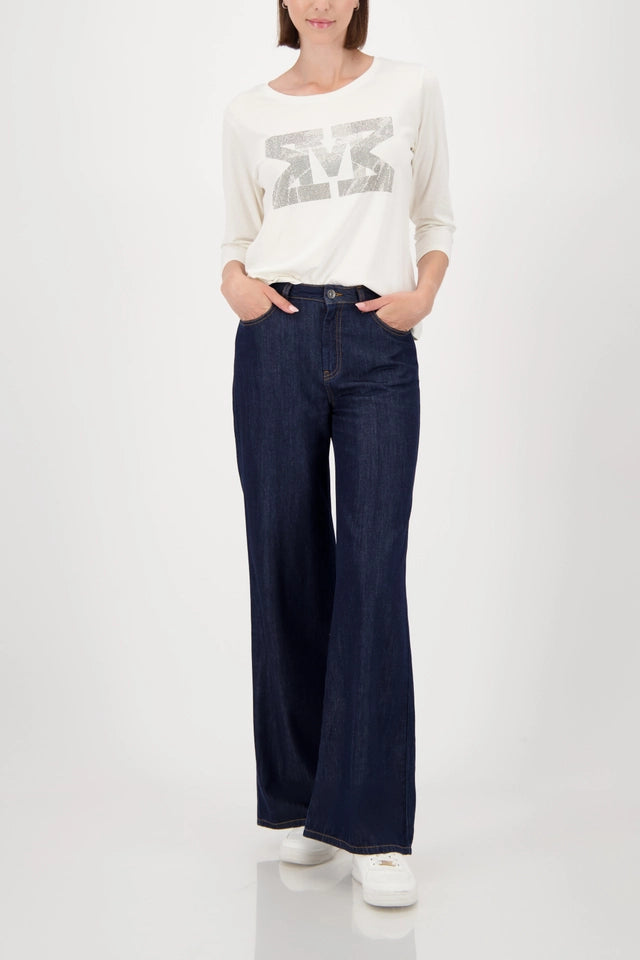 Shirt Cashmere With Rhinestones