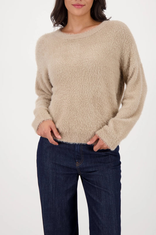 Soft Truffle  Long-sleeve Sweater