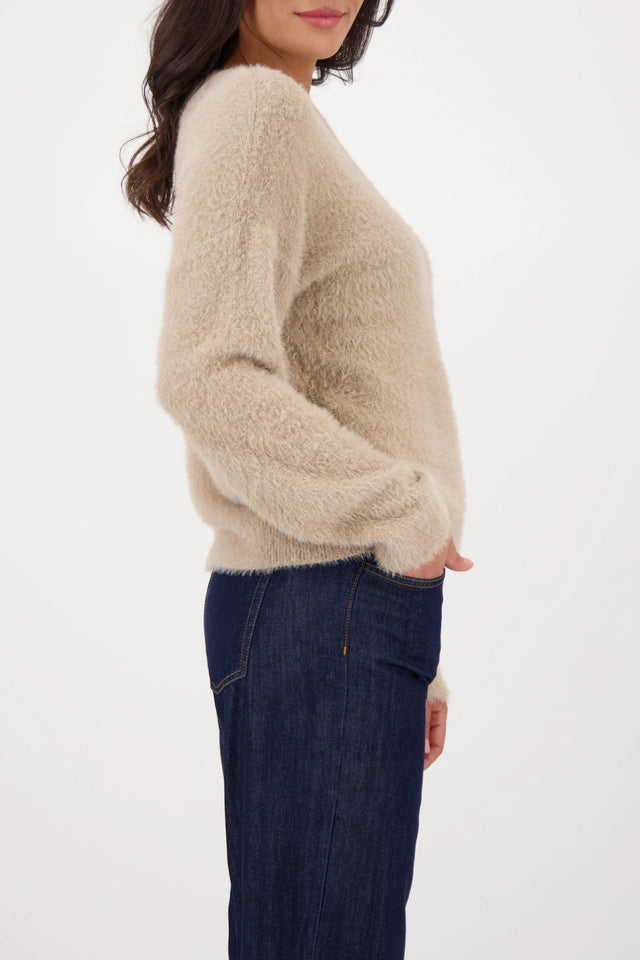 Soft Truffle  Long-sleeve Sweater
