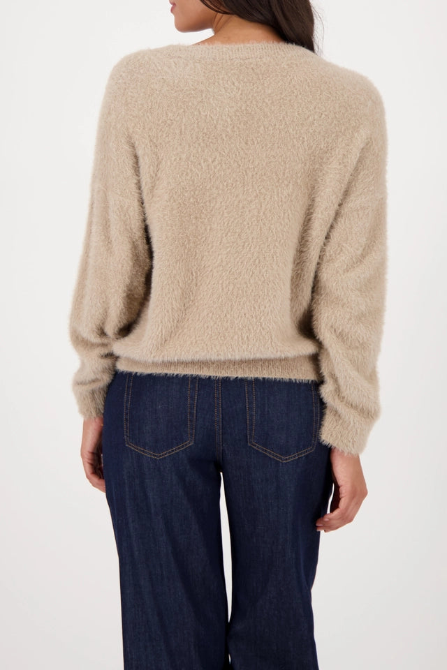Soft Truffle  Long-sleeve Sweater