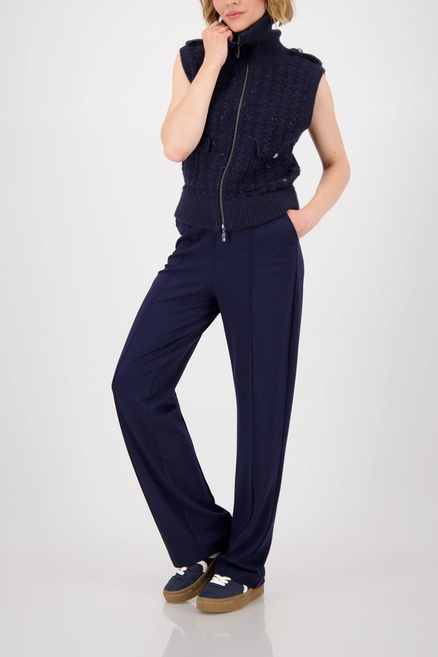 Suit Trousers Night Sky With Crease