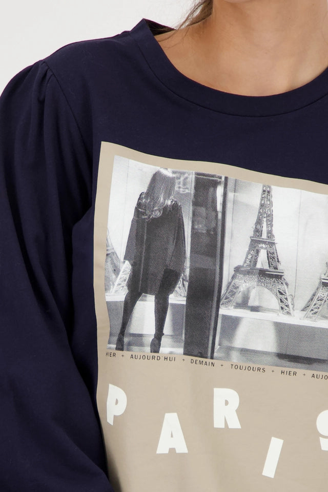 Long-sleeved Shirt With Polaroid Print