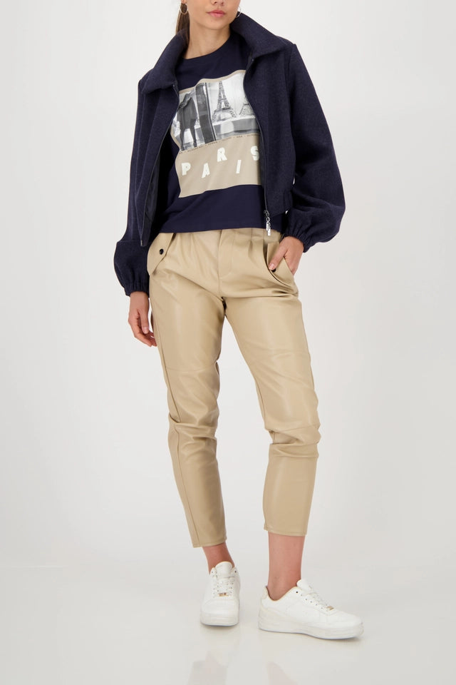 Long-sleeved Shirt With Polaroid Print