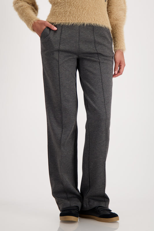 Grey Pants With Lettering Band