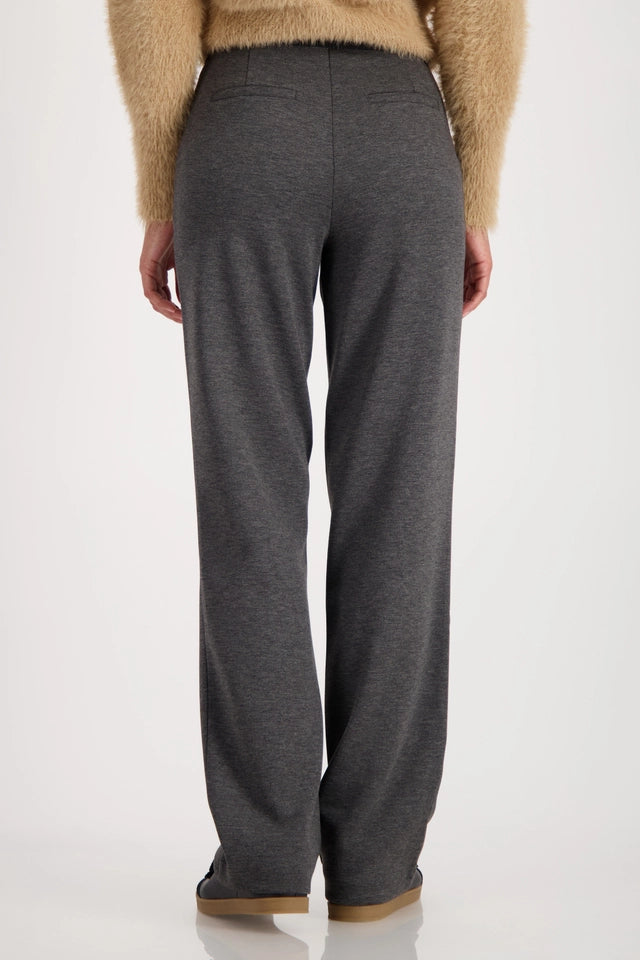 Grey Pants With Lettering Band