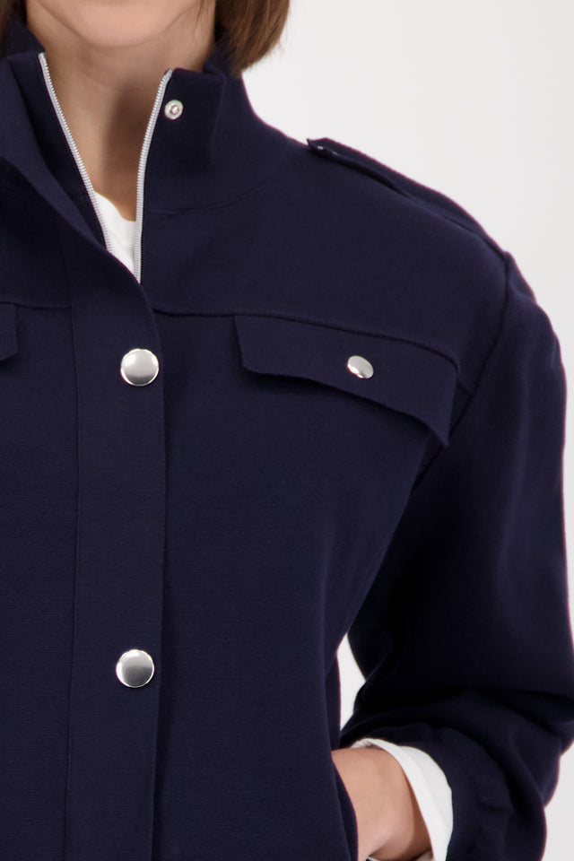 Navy Cargo Jacket