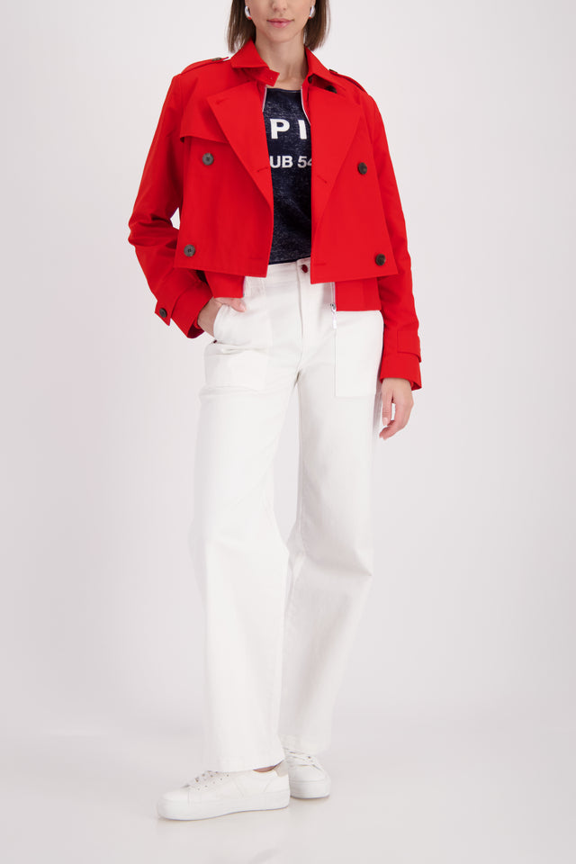 Chilli Pepper Short Trench Jacket