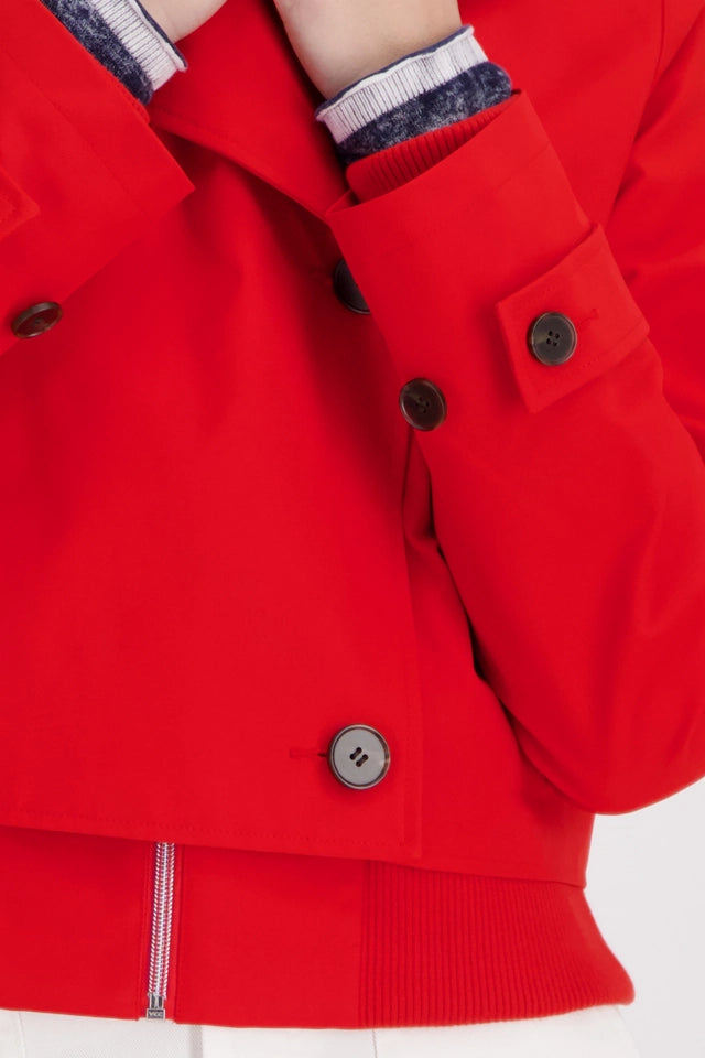 Chilli Pepper Short Trench Jacket