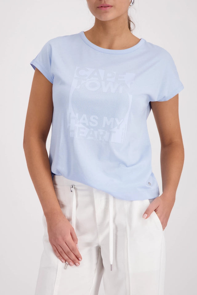 Light Sky Top With Lettering