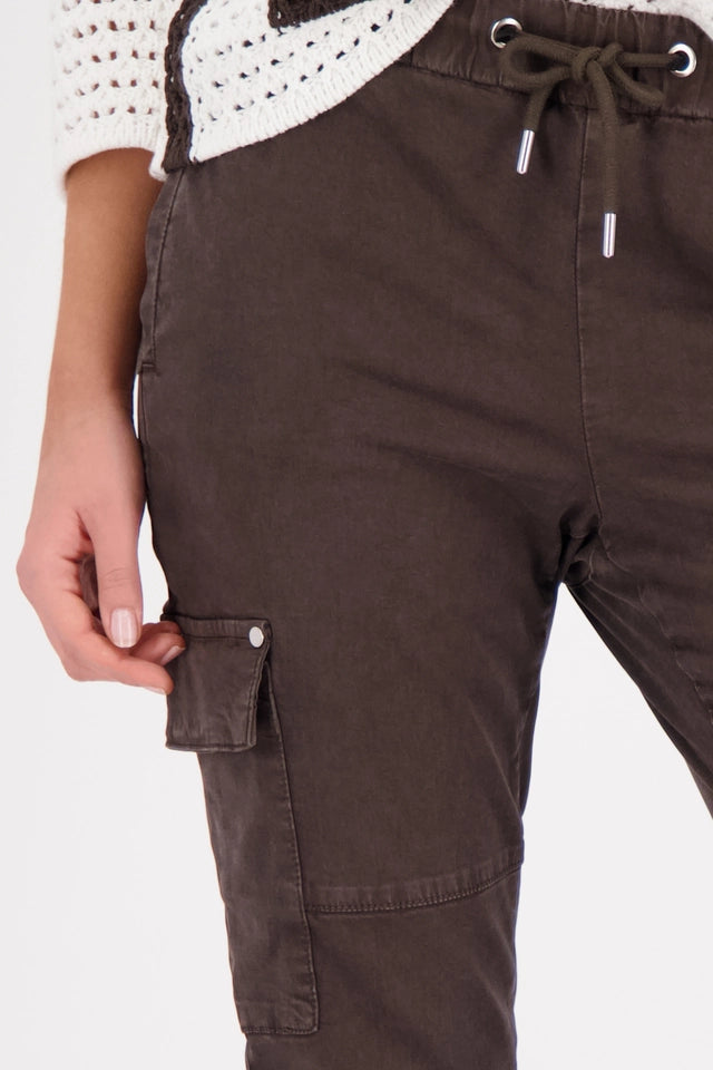 Dark Chocolate Cargo Trousers