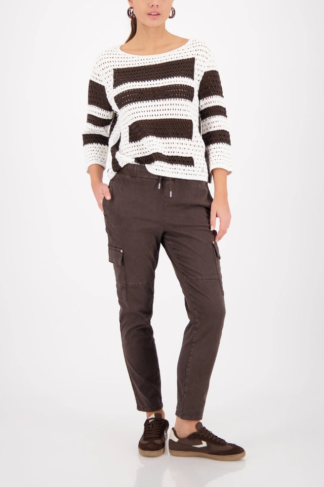 Dark Chocolate Cargo Trousers