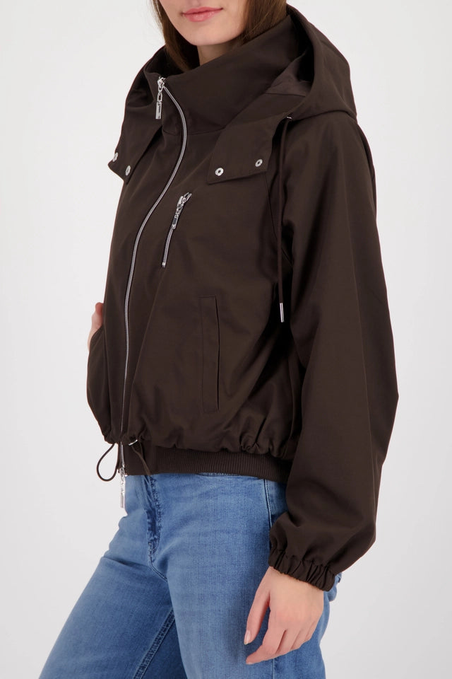 Dark Chocolate Hooded Jacket