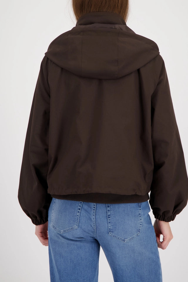 Dark Chocolate Hooded Jacket