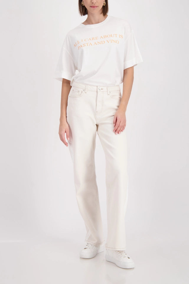 Jeans With Stripe Detail