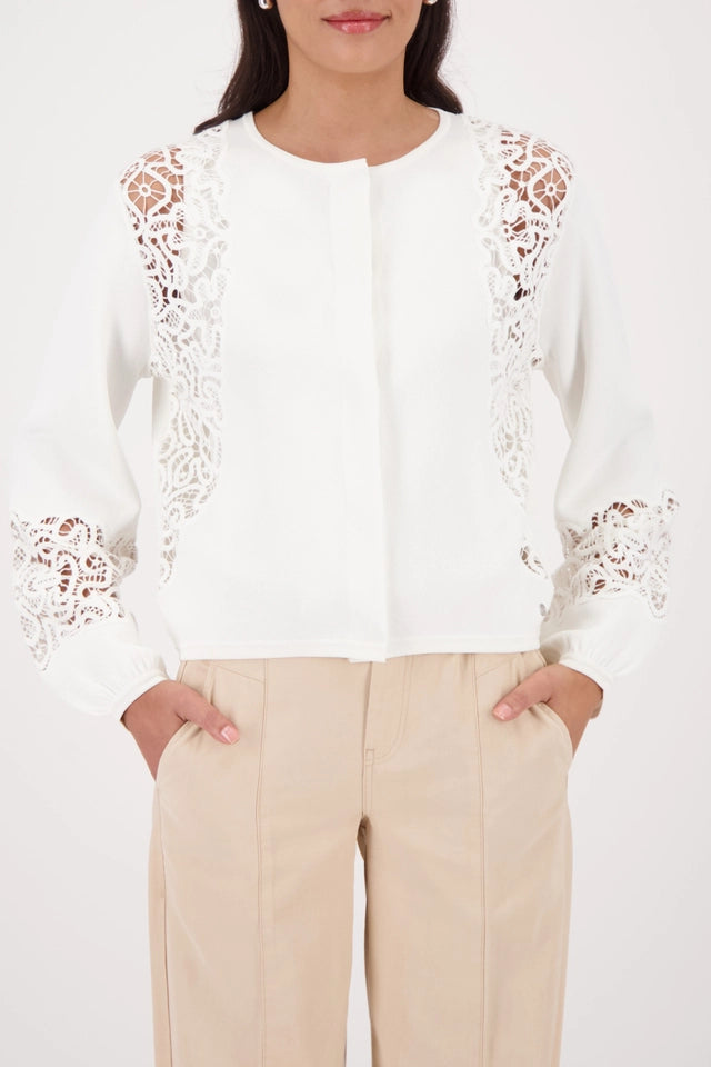 Ivory Lace Cardigan