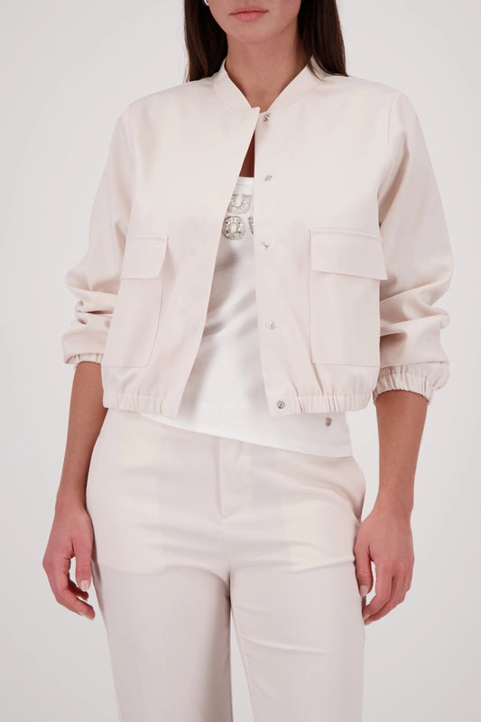 Satin Cargo Jacket
