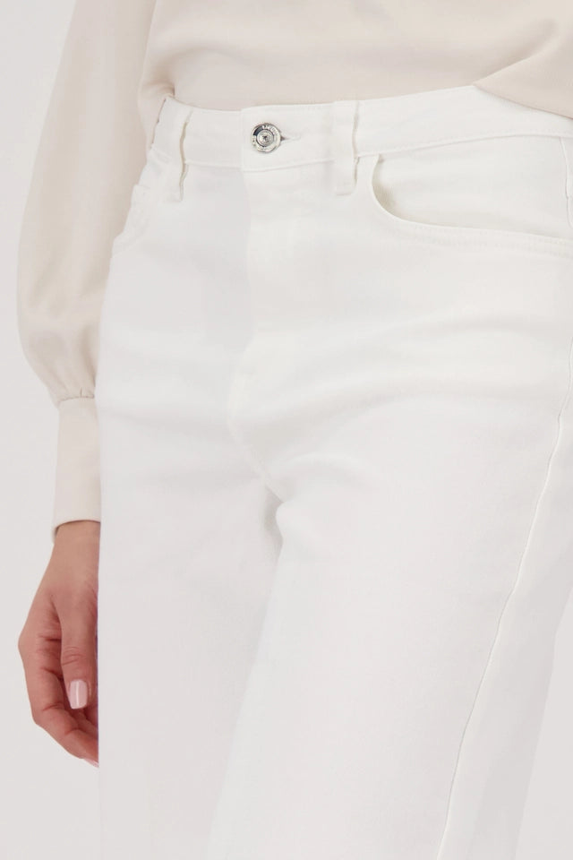 Off White Palazzo Jeans