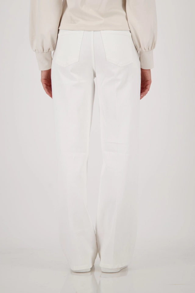 Off White Palazzo Jeans