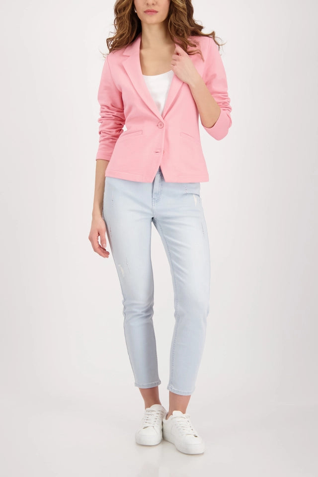 Sweat Blazer Spring Flower