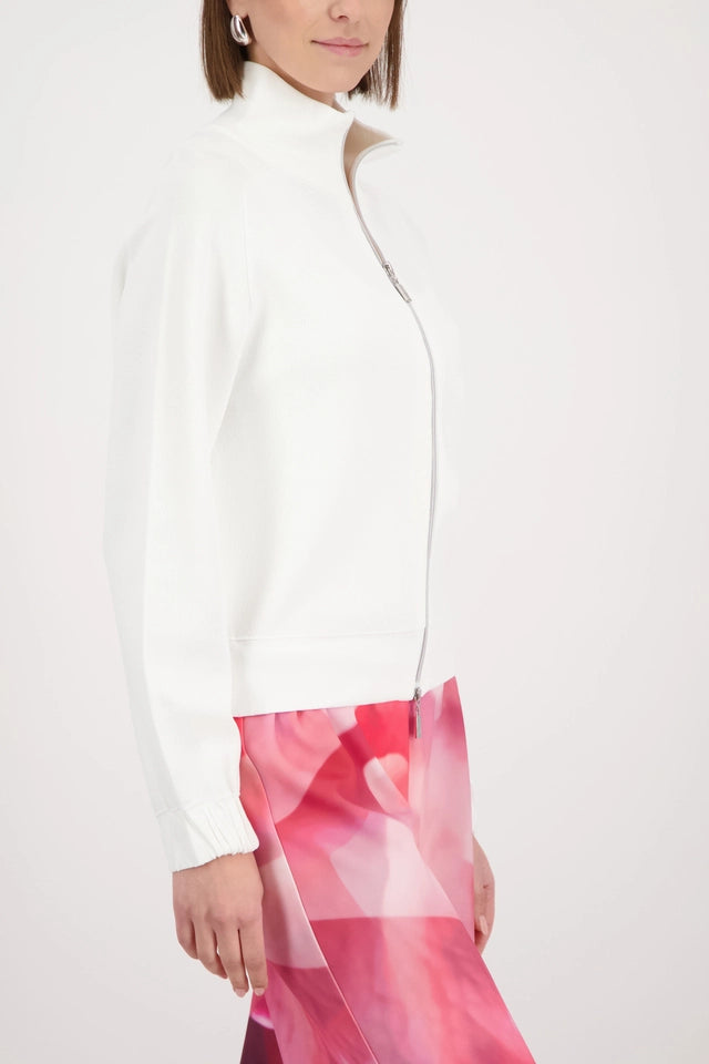 Cardigan With Stand-up Collar