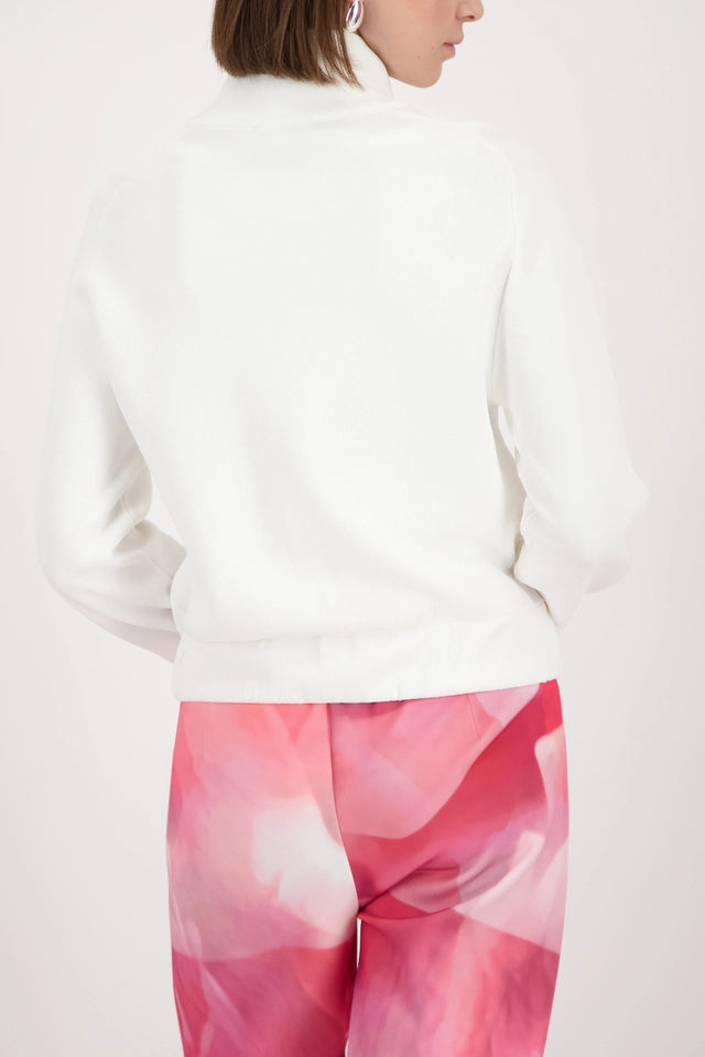 Cardigan With Stand-up Collar