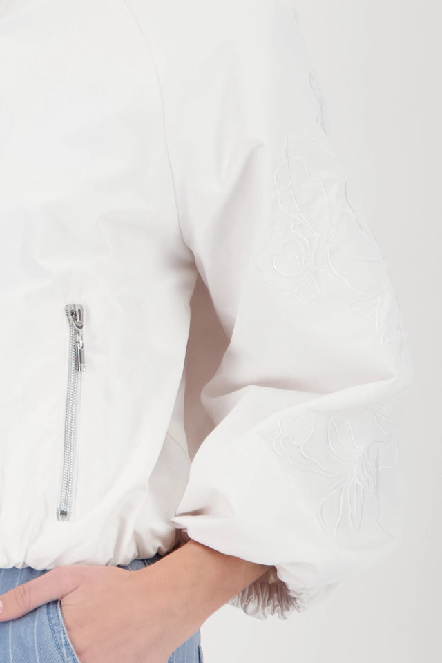 Nylon Jacket With Embroidery