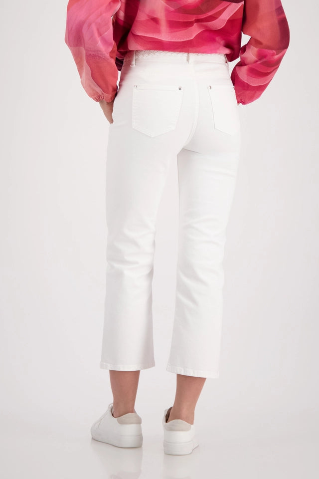 Jeans With Braided Waistband Detail