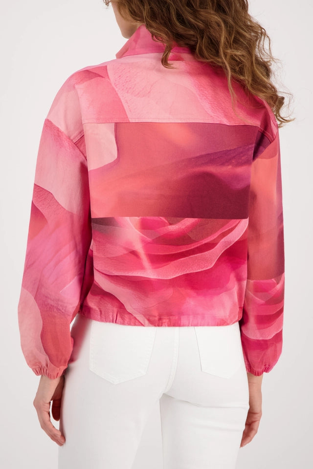 Jacket With Allover Pattern