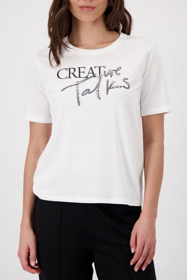 Shirt With Jewelry Lettering