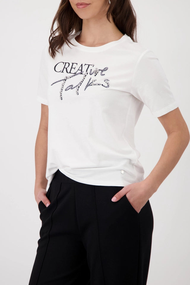 Shirt With Jewelry Lettering
