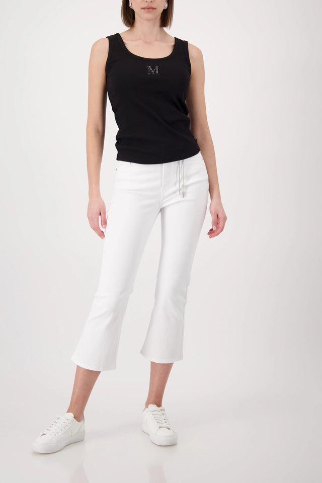 Black Top With Decorative Elements