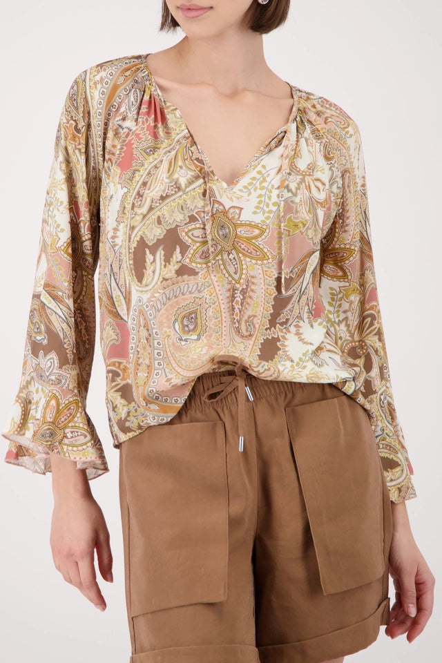 Blouse With Paisley Pattern
